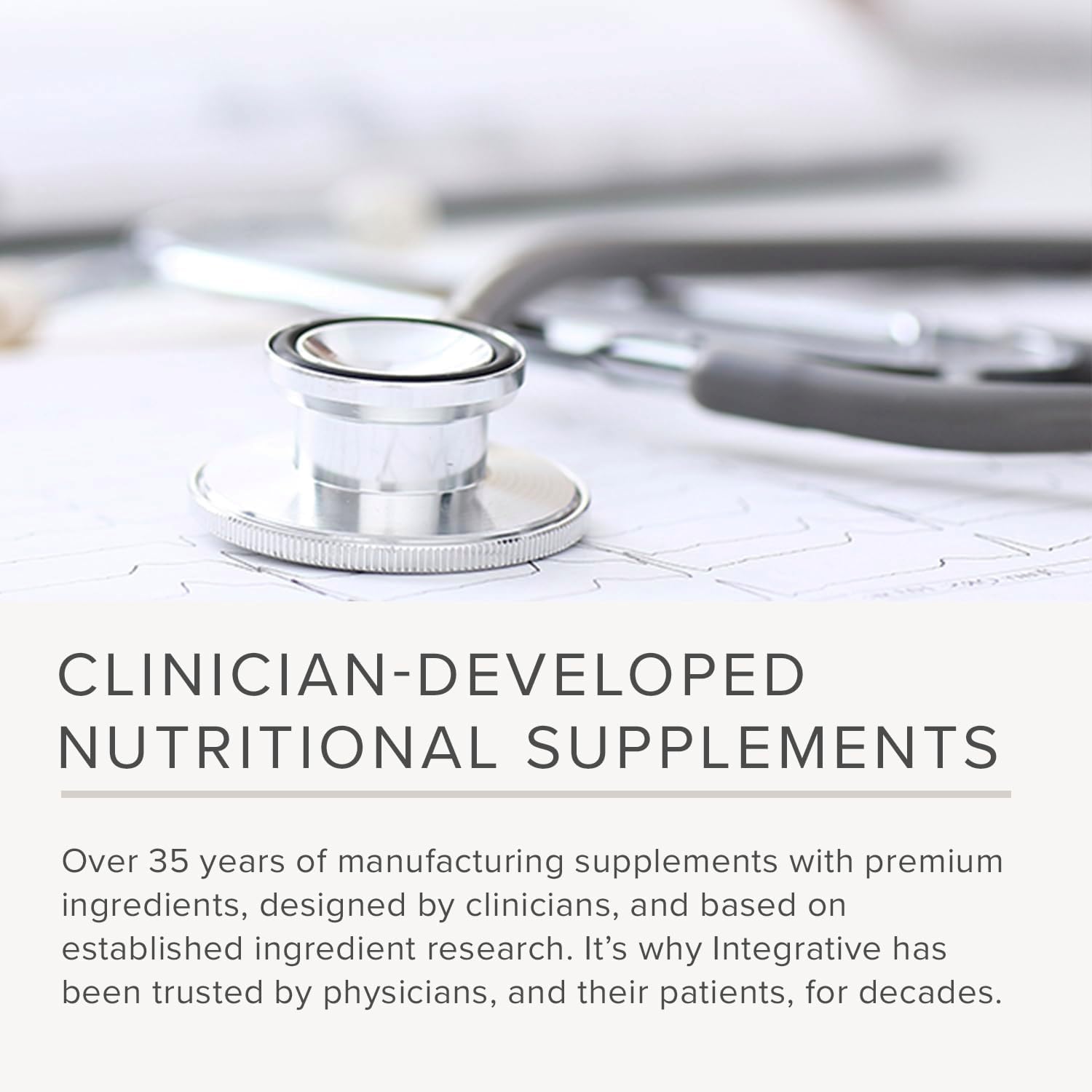Integrative Therapeutics envase abierto con cápsulas para control de dosis fácil