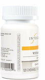 Integrative Therapeutics tableta junto a moneda para comparar tamaño y porción práctica