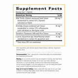Integrative Therapeutics etiqueta con ingredientes y porcentaje de silimarina