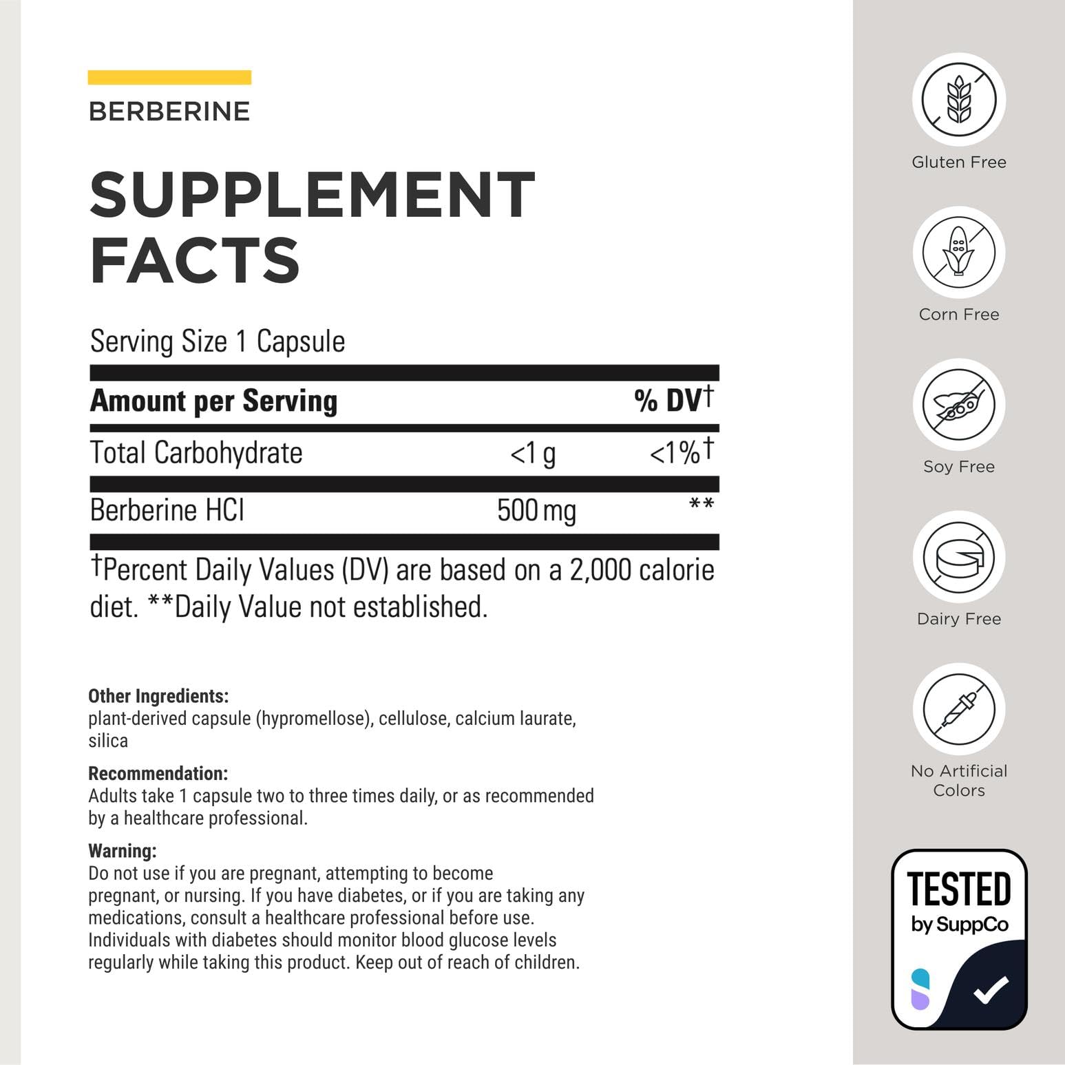 Integrative Therapeutics etiqueta con información clara de ingredientes y beneficios