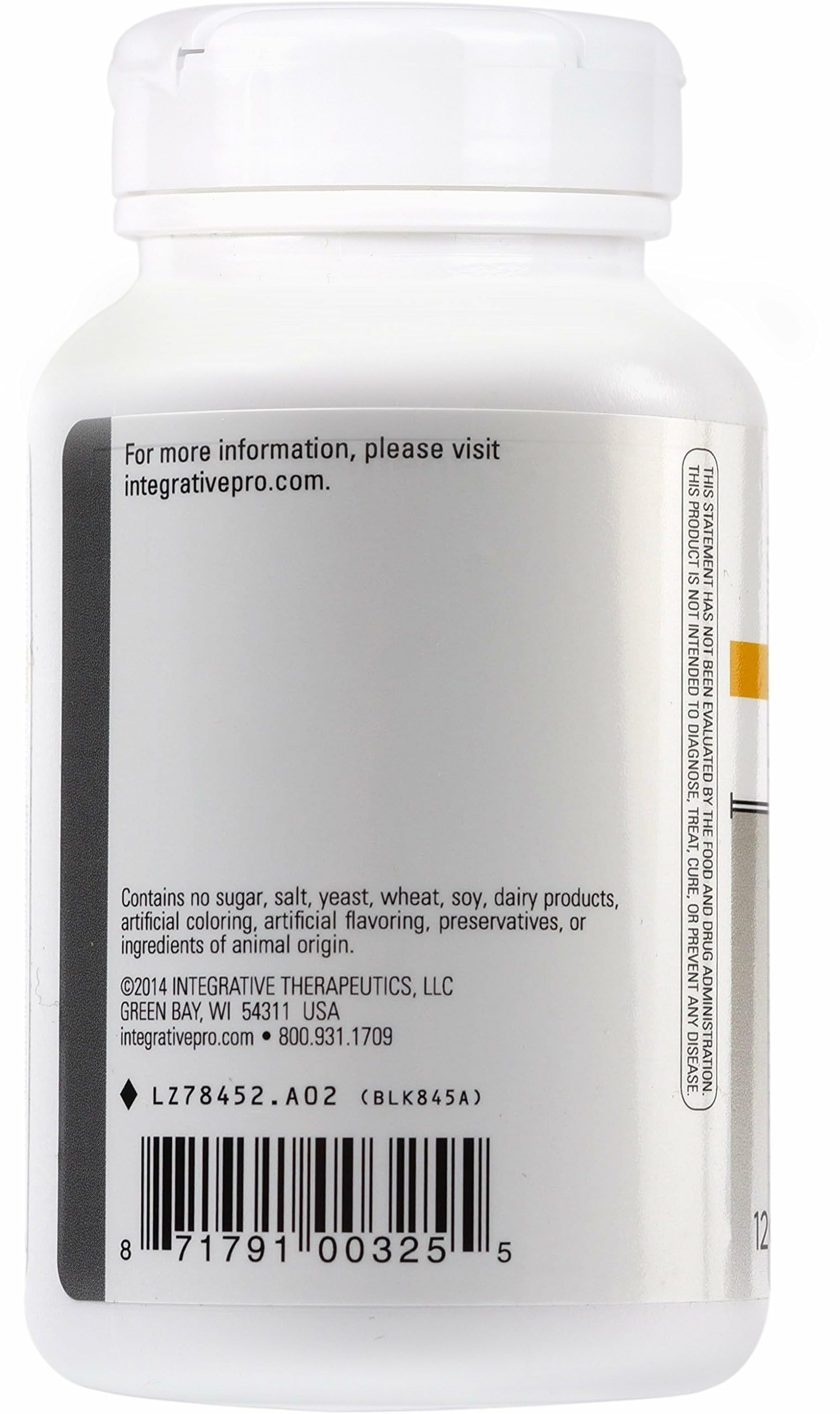 Integrative Therapeutics textura de polvo cercana destacando dispersión y pureza