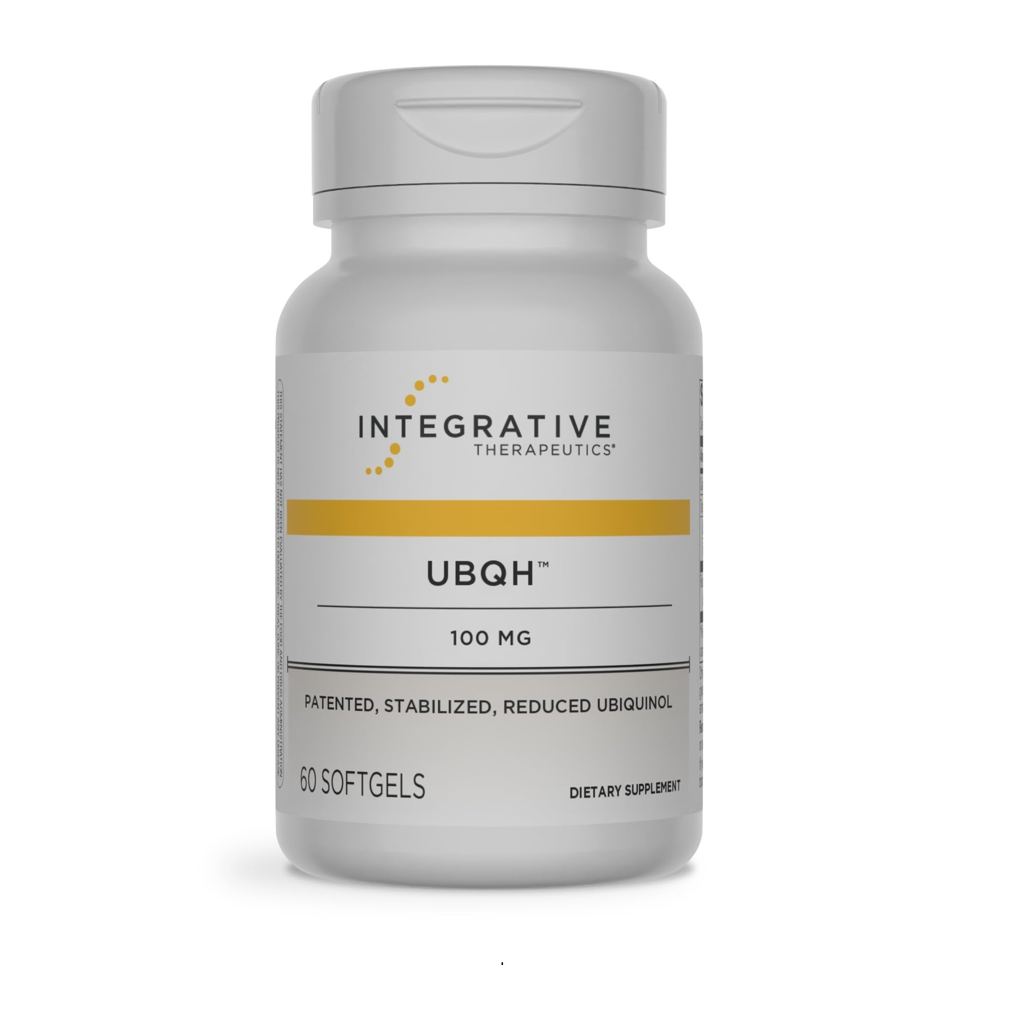 Integrative Therapeutics frasco delante mostrando etiqueta y dosis
