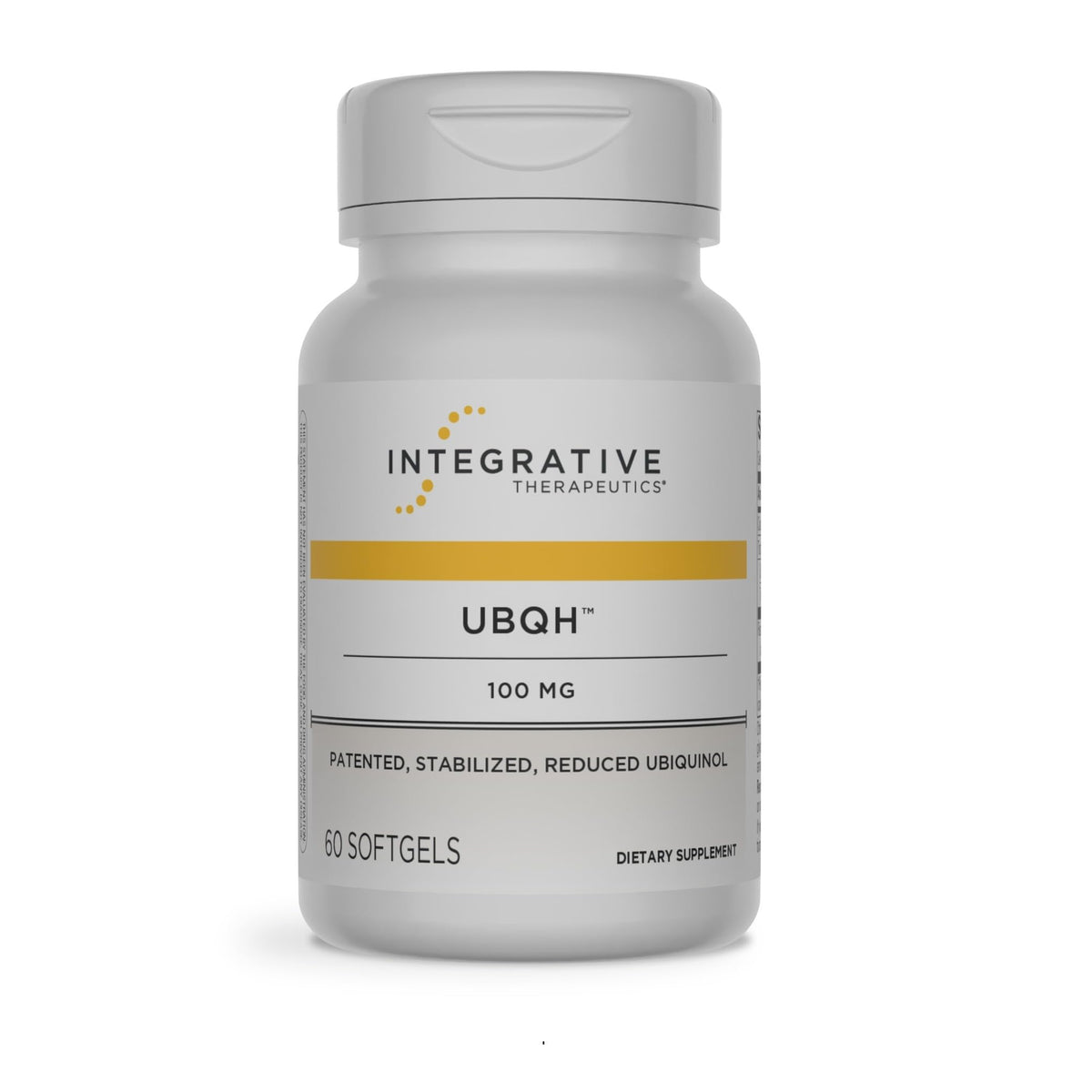 Integrative Therapeutics frasco delante mostrando etiqueta y dosis