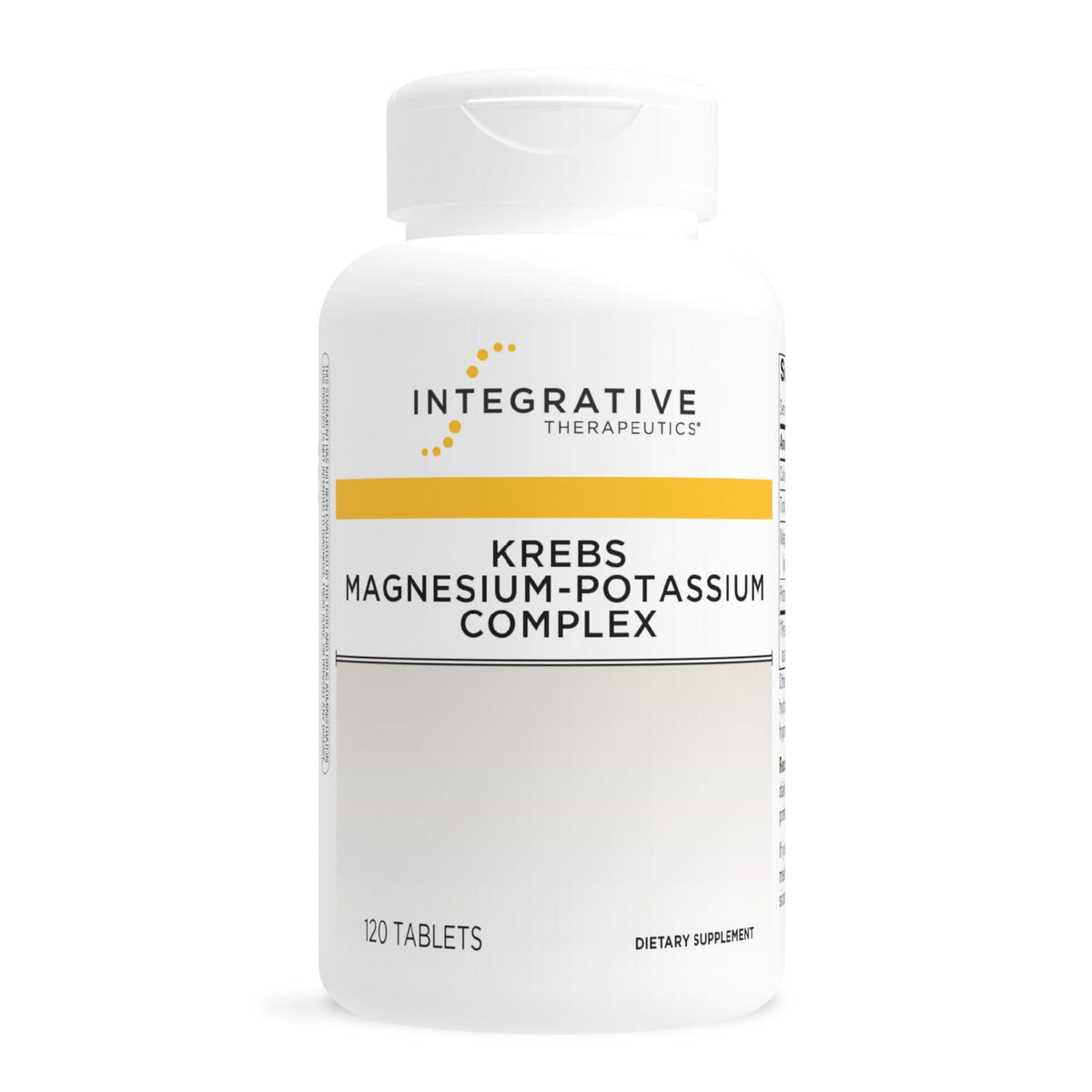 Integrative Therapeutics frasco frontal mostrando etiqueta y beneficio de apoyo mineral