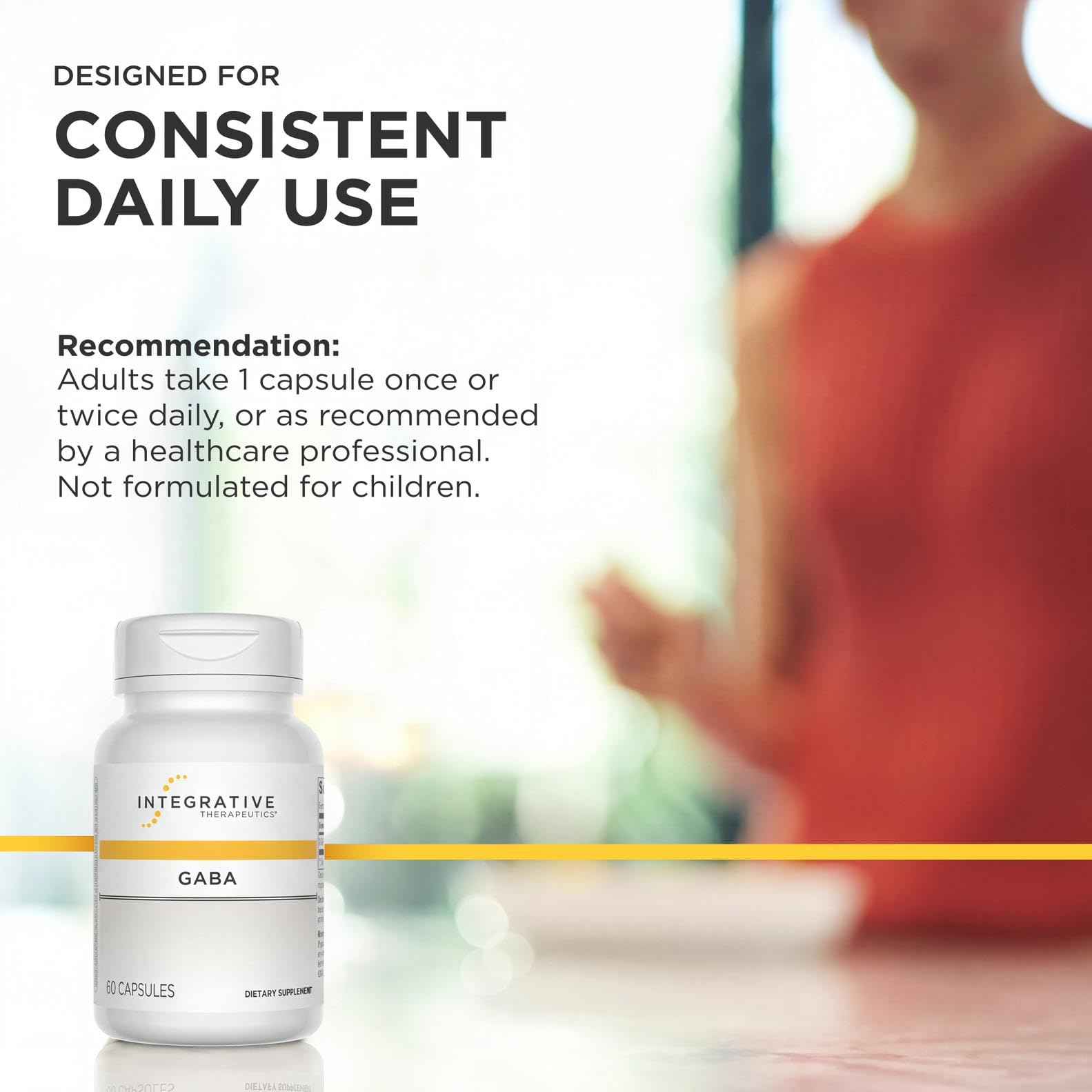 Integrative Therapeutics suplemento en cocina saludable, favorece bienestar