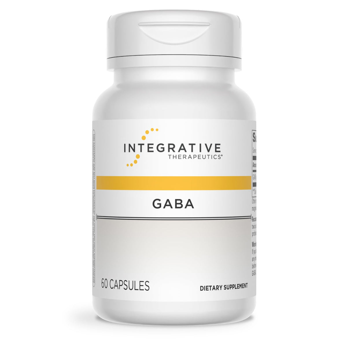 Integrative Therapeutics frasco frontal mostrando etiqueta y beneficio nervioso