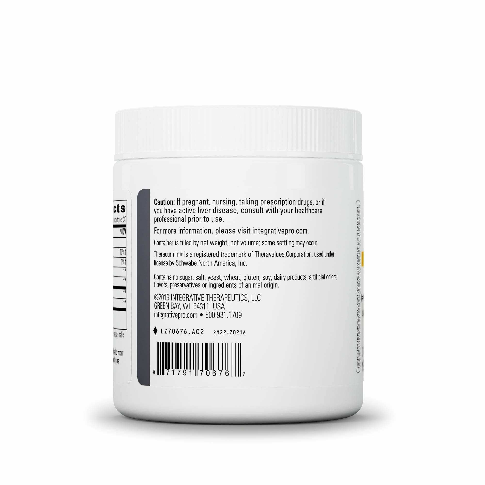 Integrative Therapeutics cierre y etiqueta legible para confianza del usuario