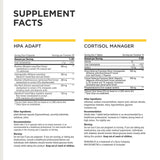 Integrative Therapeutics HPA Adapt detalle del frasco con énfasis en adaptógenos