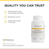 Integrative Therapeutics etiqueta de ingredientes destacando formulación adaptógena