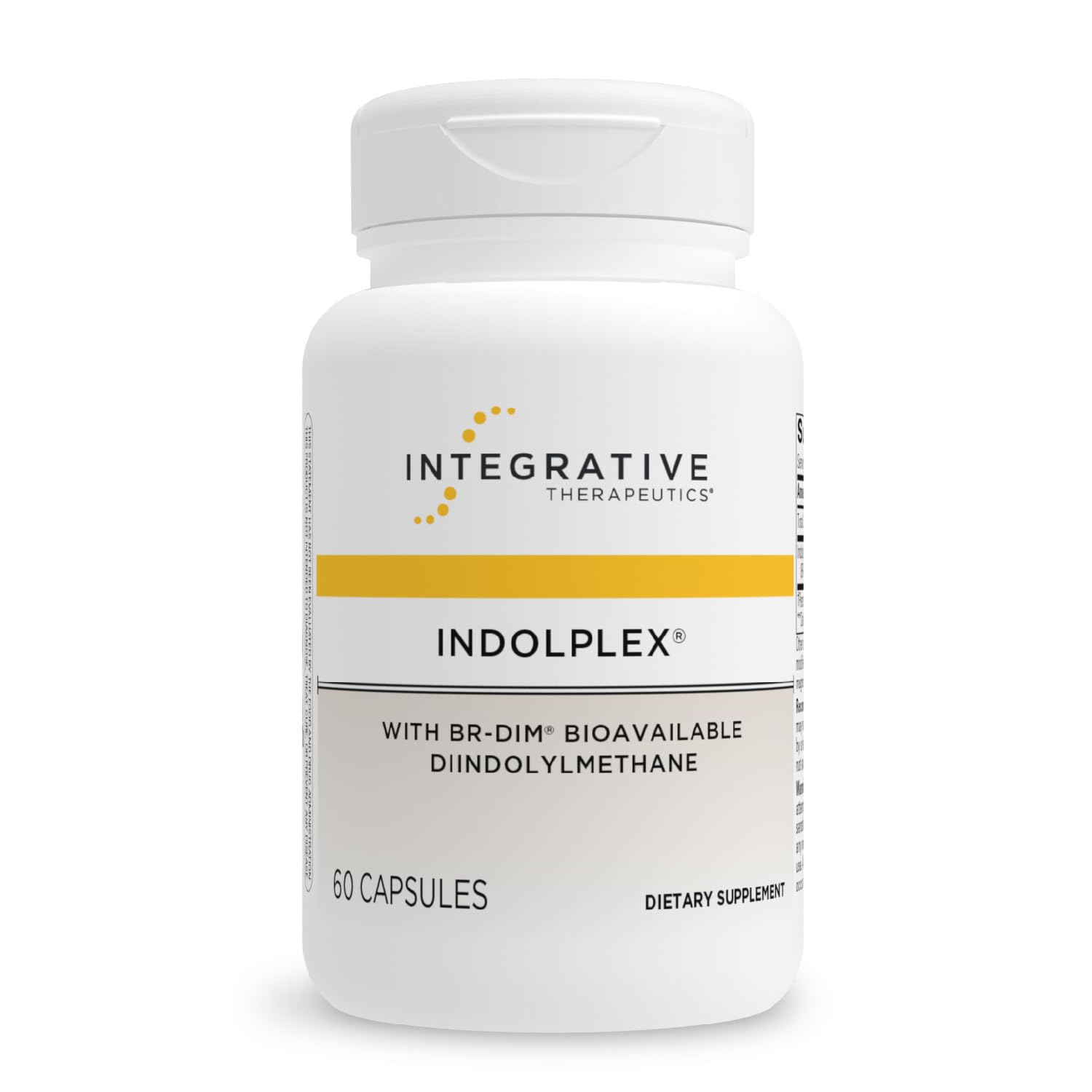 Integrative Therapeutics Indolplex vista frontal mostrando envase y beneficios