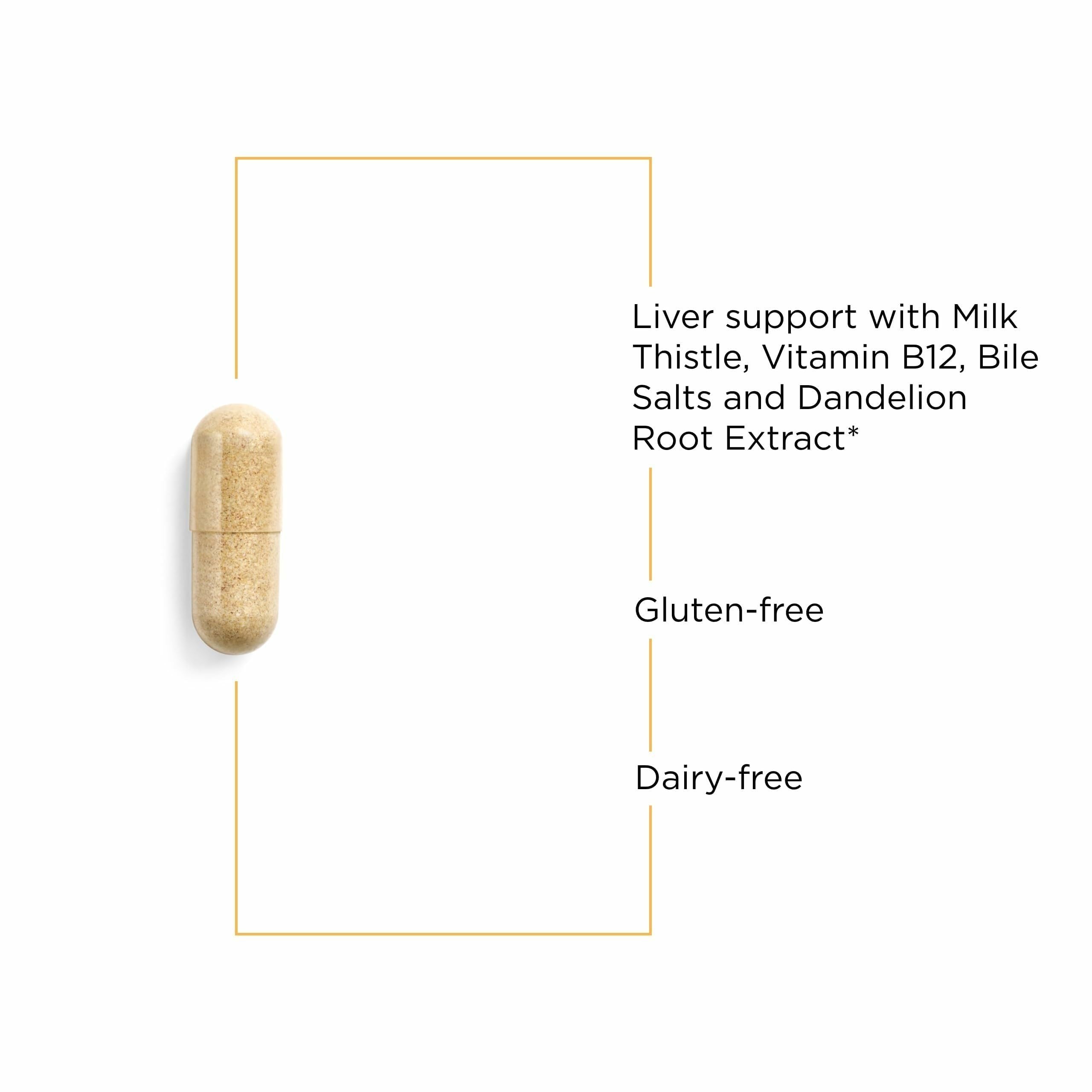 Integrative Therapeutics mezcla de ingredientes naturales destacando cardo mariano y remolacha