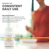 Integrative Therapeutics botella abierta con cápsulas listas para tomar