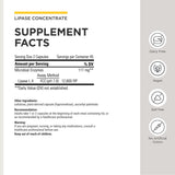 Integrative Therapeutics cápsula abierta con polvo de lipasa para ver la textura