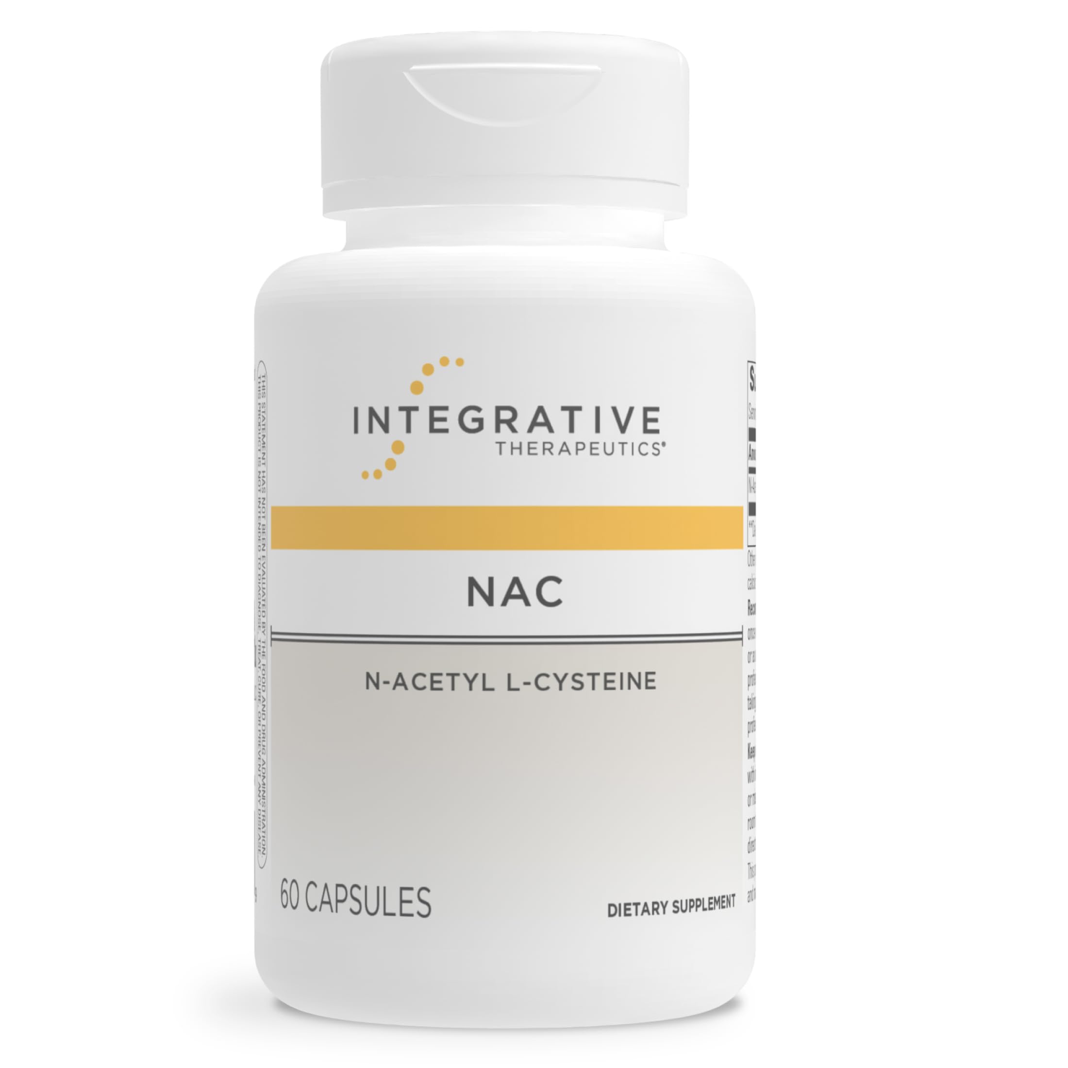 Integrative Therapeutics frasco frontal mostrando diseño y cantidad 60 cápsulas