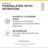 Integrative Therapeutics polvo de NAC detalle de formulación y pureza