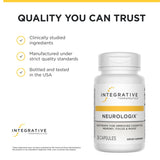 Integrative Therapeutics Neurologix etiqueta con ingredientes, transparencia y calidad