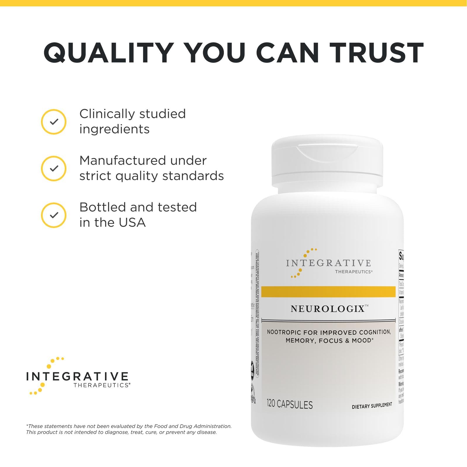 Integrative Therapeutics Neurologix azafrán y menta poleo ingredientes naturales