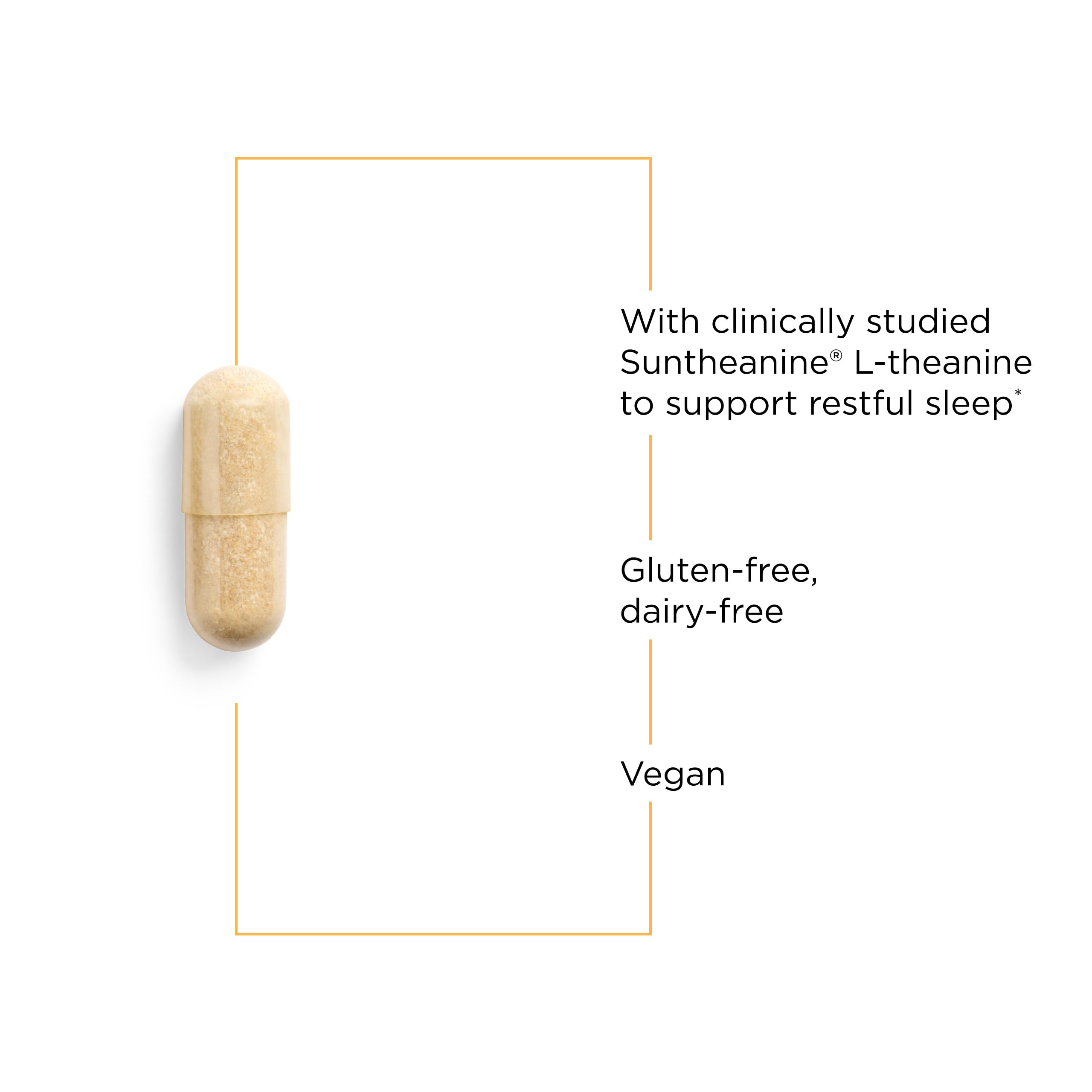 Integrative Therapeutics Pro-Som textura de contenido que sugiere ingredientes naturales