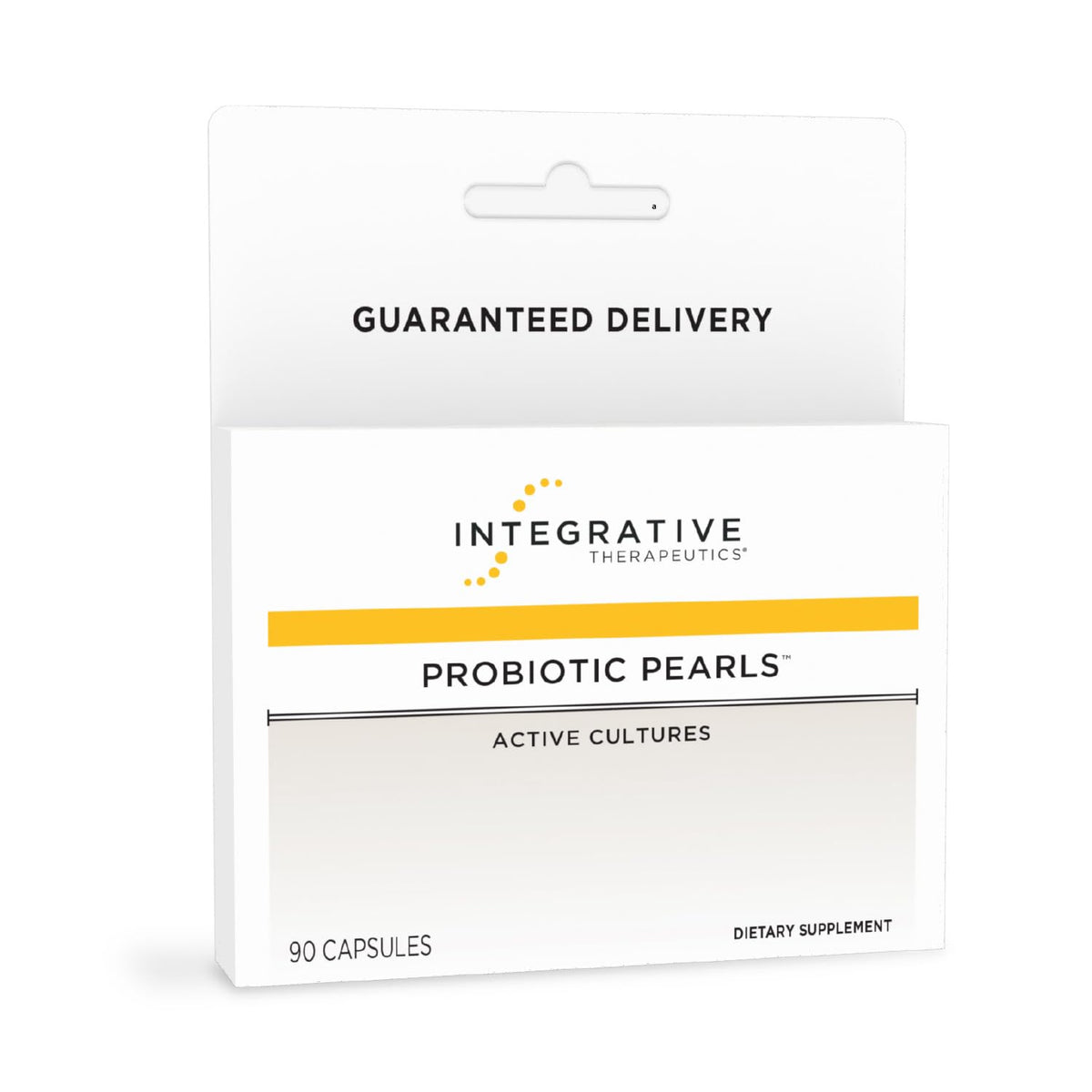 Integrative Therapeutics bote frontal mostrando 90 cápsulas y etiqueta clara para confianza