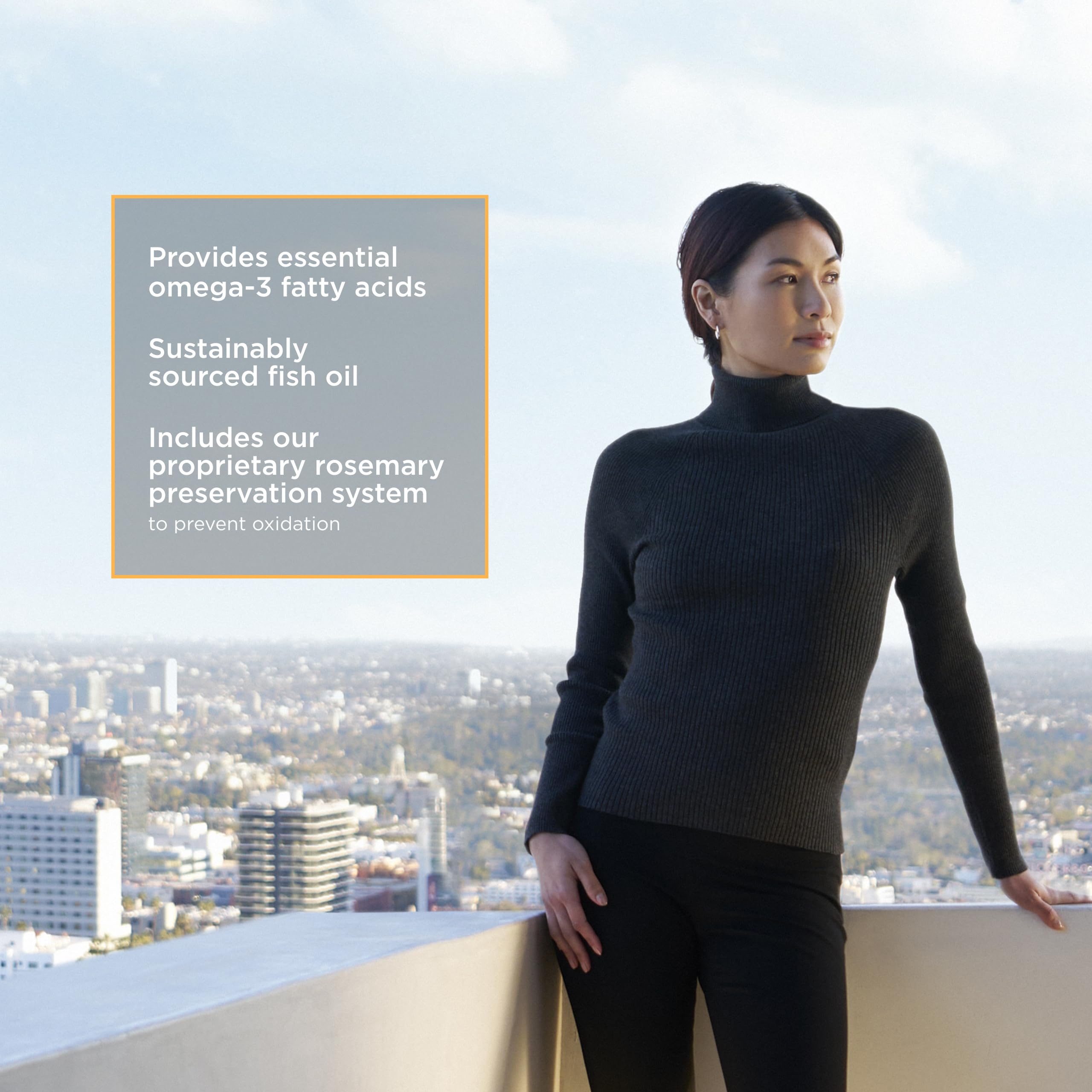 Integrative Therapeutics etiqueta nutricional con EPA y DHA y transparencia
