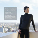 Integrative Therapeutics etiqueta nutricional con EPA y DHA y transparencia