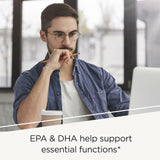 Integrative Therapeutics Pure Omega Liquid vertido en vaso, opción de tomar directo o mezclar