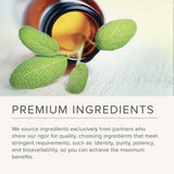 Integrative Therapeutics etiqueta nutricional y lista de ingredientes para transparencia de calidad