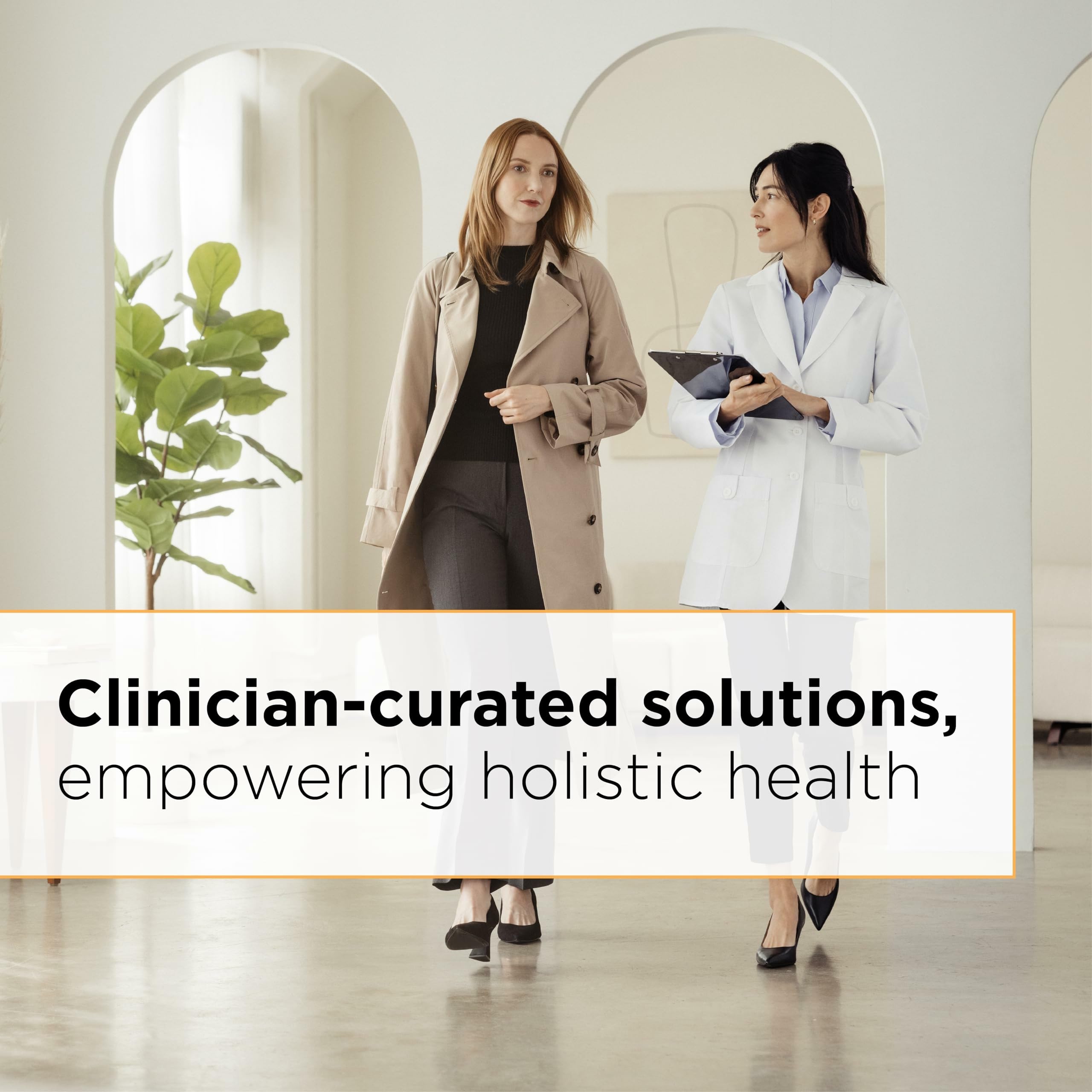 Integrative Therapeutics envase abierto con 120 cápsulas visible y datos