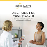 Integrative Therapeutics sello sin alérgenos indicando beneficio de fórmula limpia