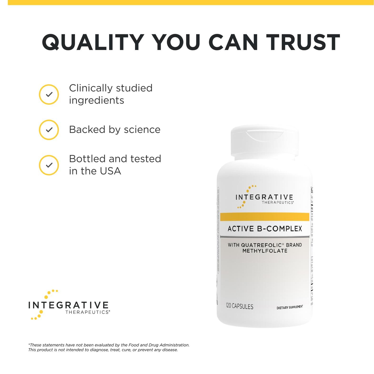 Integrative Therapeutics comparación de tamaño para referencia de escala