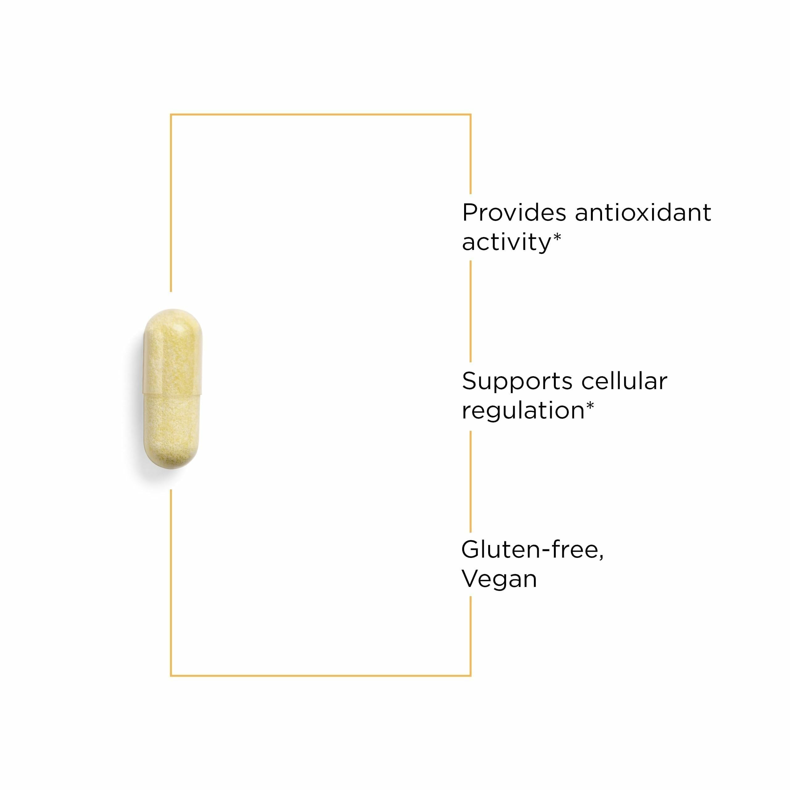 Integrative Therapeutics primer plano de textura polvosa de la fórmula que sugiere solubilidad