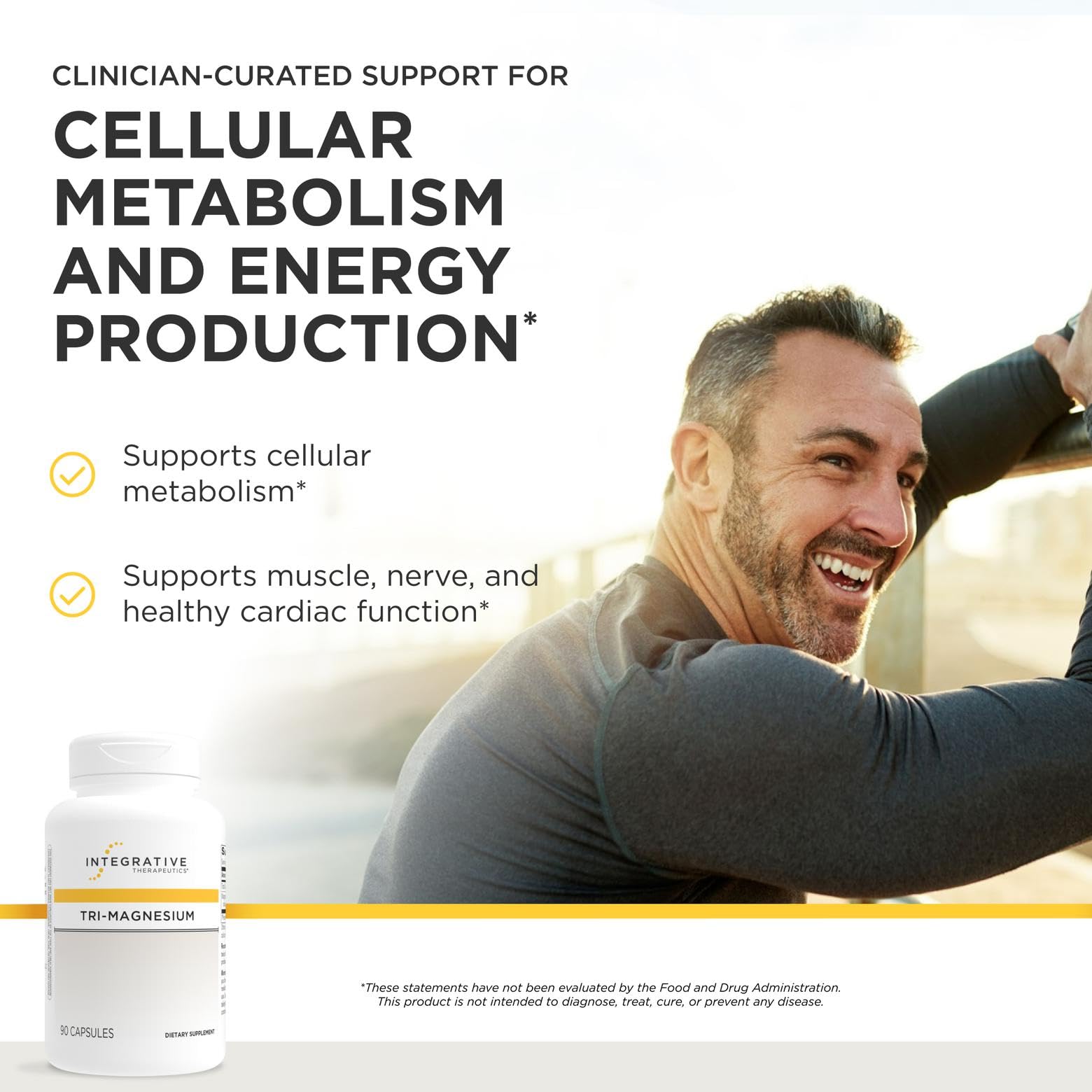 Integrative Therapeutics cápsulas en primer plano para dosificación precisa