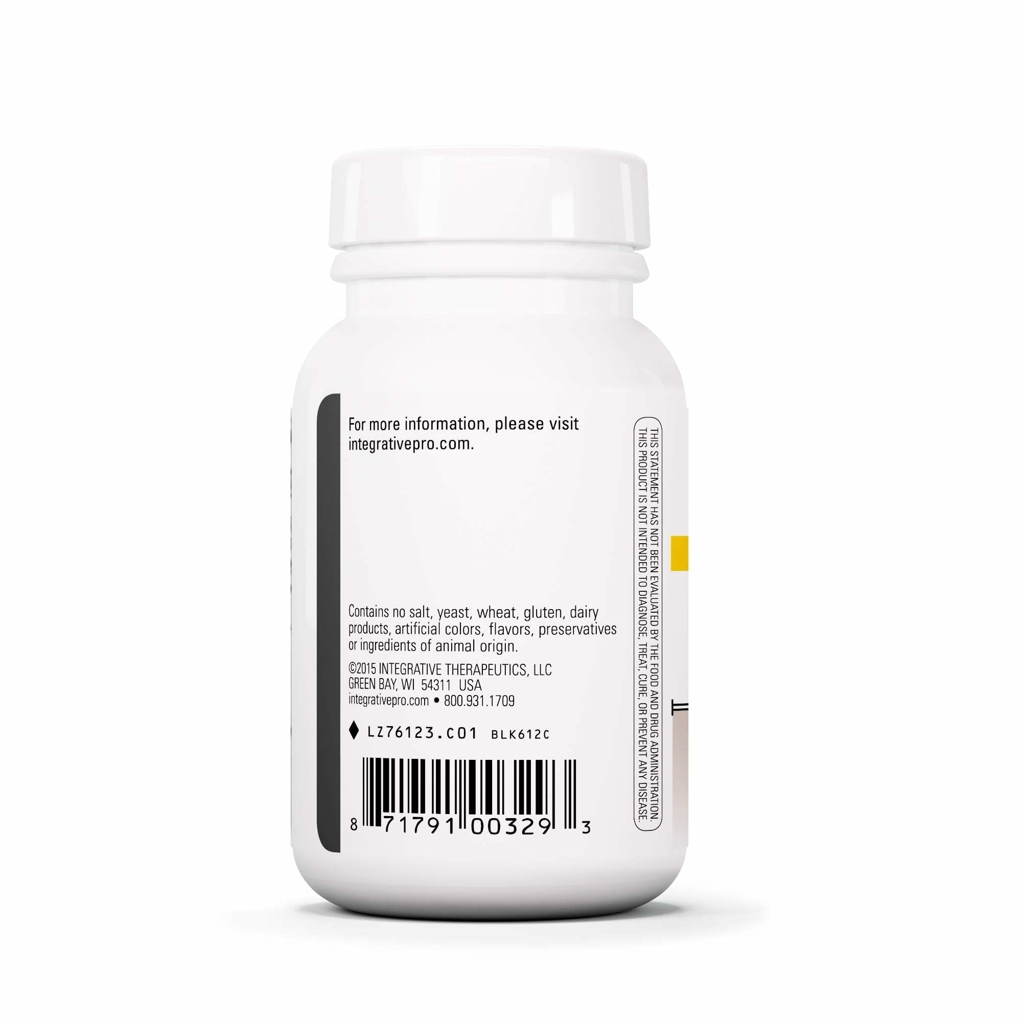 Integrative Therapeutics textura de la tableta resaltando facilidad de masticar