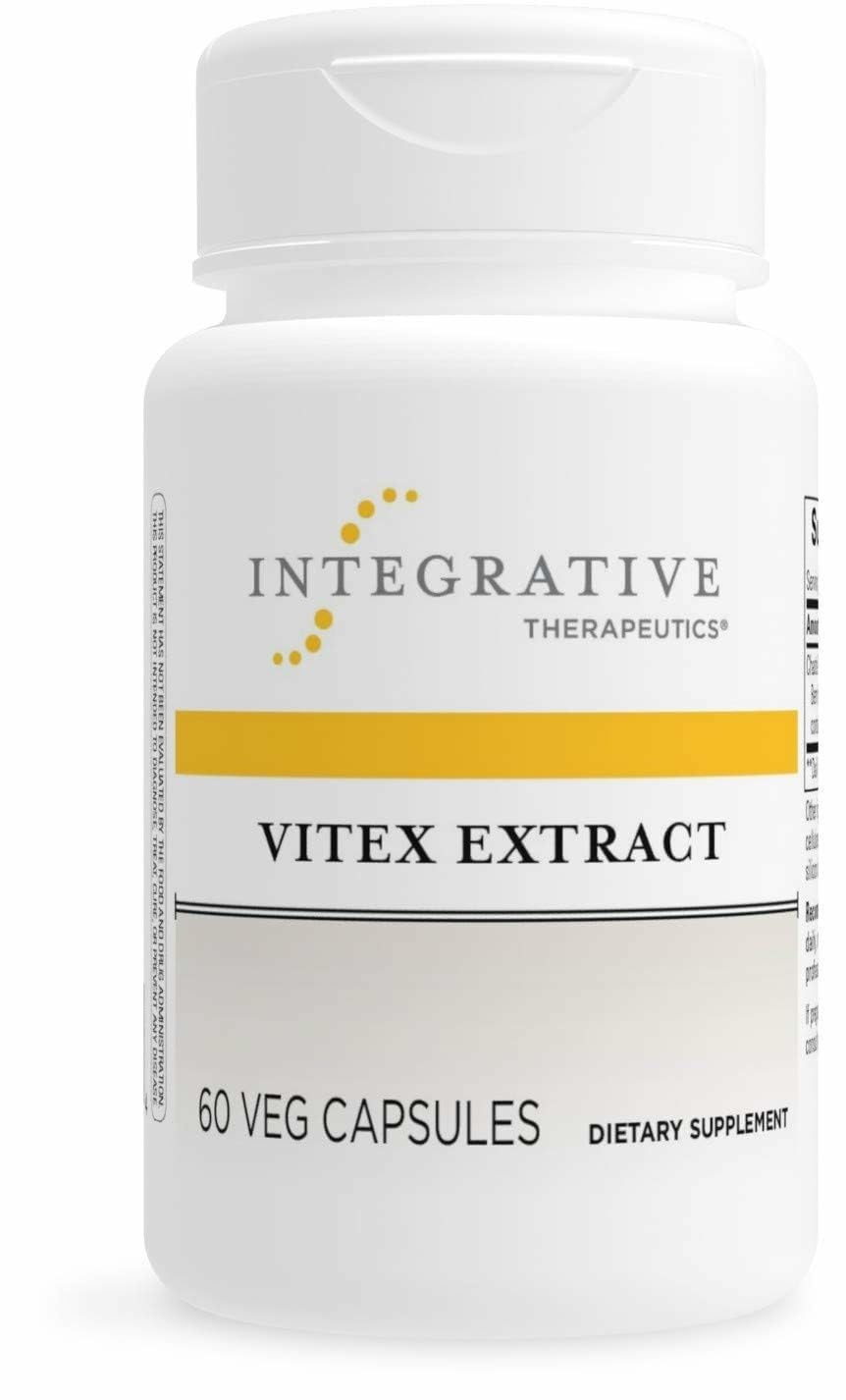 Integrative Therapeutics frontal del envase mostrando formato y beneficio de apoyo menstrual