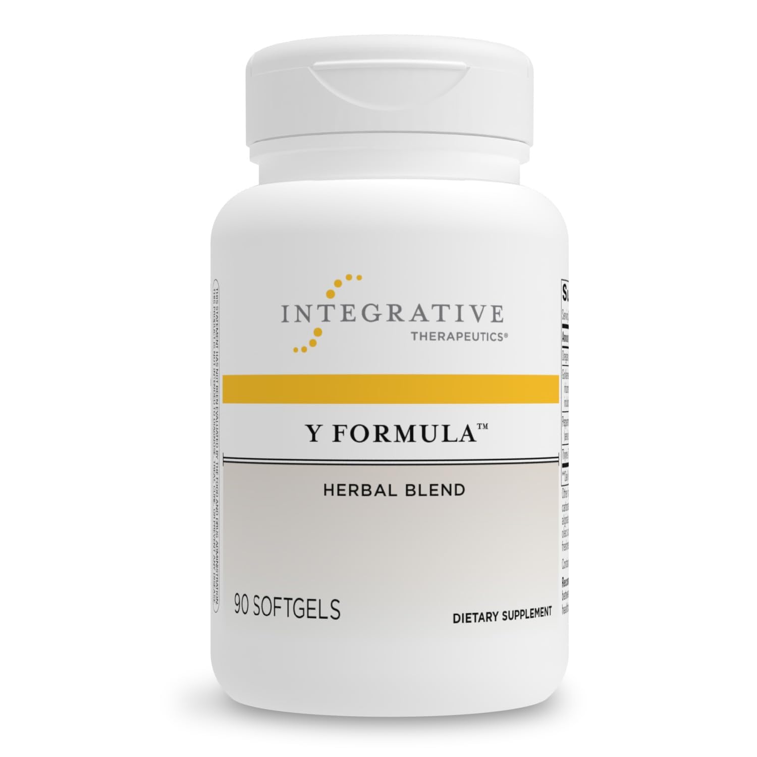 Integrative Therapeutics frasco frontal mostrando diseño claro y confianza