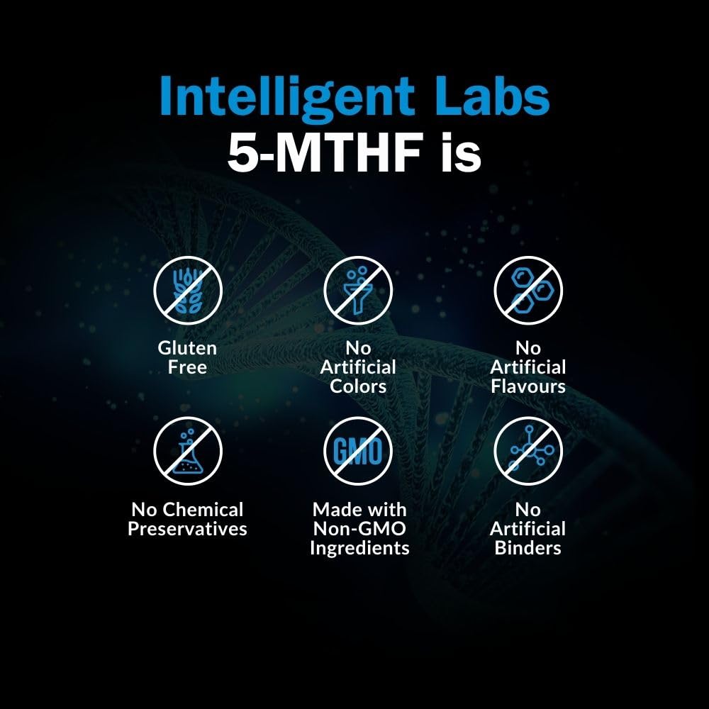 Intelligent Labs botella abierta con cápsulas para mostrar contenido real