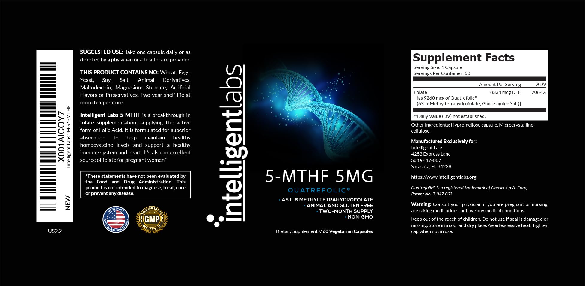 Intelligent Labs etiqueta nutricional legible para transparencia de composición
