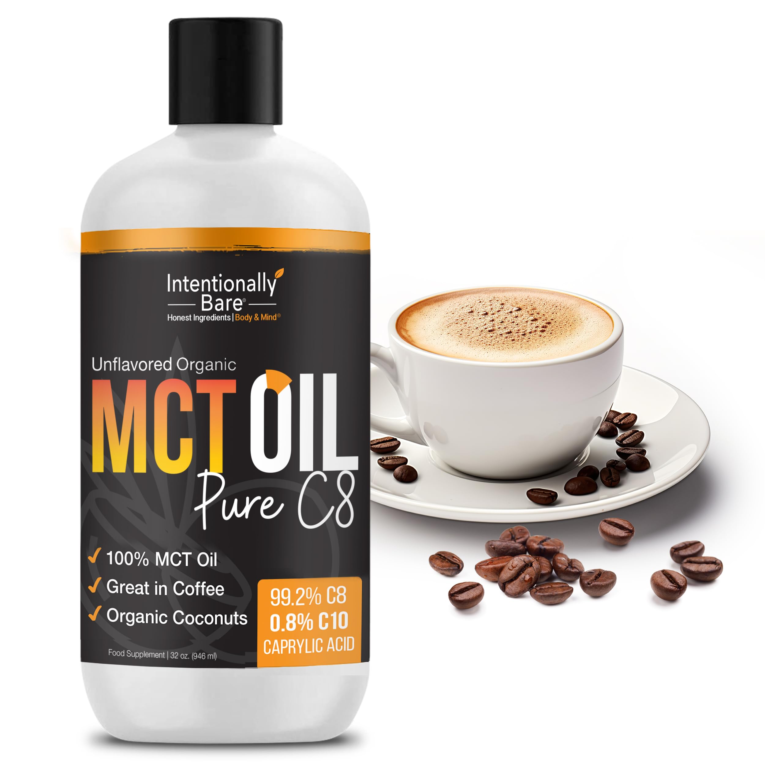 Intentionally Bare etiqueta con ingredientes orgánicos que garantiza origen limpio