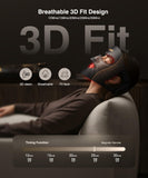 INTEO máscara en rostro real demostrando el diseño 3D transpirable