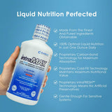 intraMAX etiqueta nutricional legible que destaca vitaminas y minerales