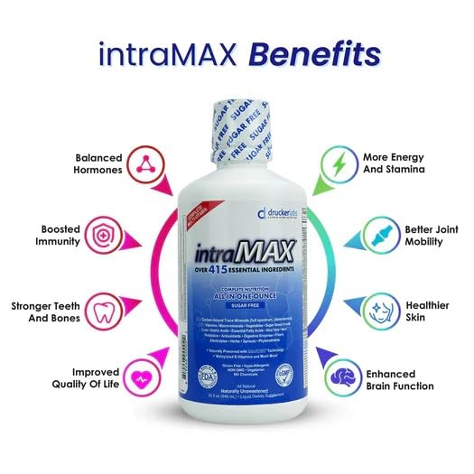 intraMAX textura líquida en primer plano mostrando consistencia y mezcla fácil