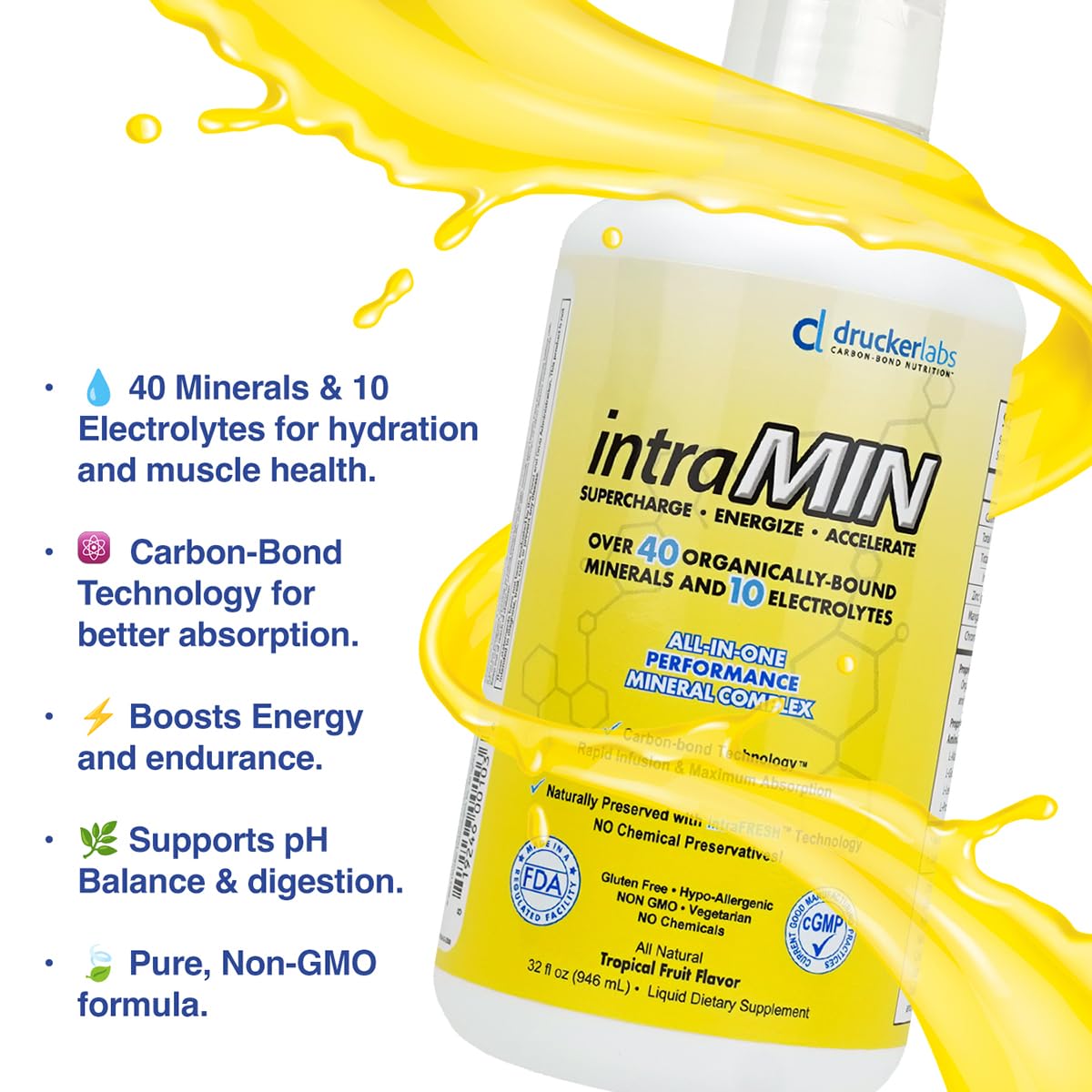 Escena de entrenamiento con IntraMin para apoyar hidratación y recuperación