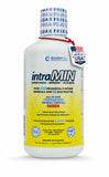 IntraMin botella frontal mostrando etiqueta clara y beneficios de absorción
