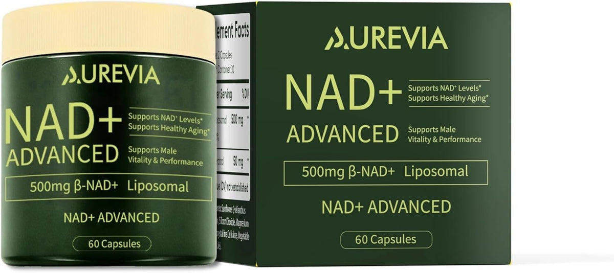 IntyPure envase frontal mostrando Aurevia 60 cápsulas y claridad del producto