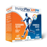 INVIGOFLEX frasco frontal que muestra la fórmula AM/PM y beneficios 24 horas