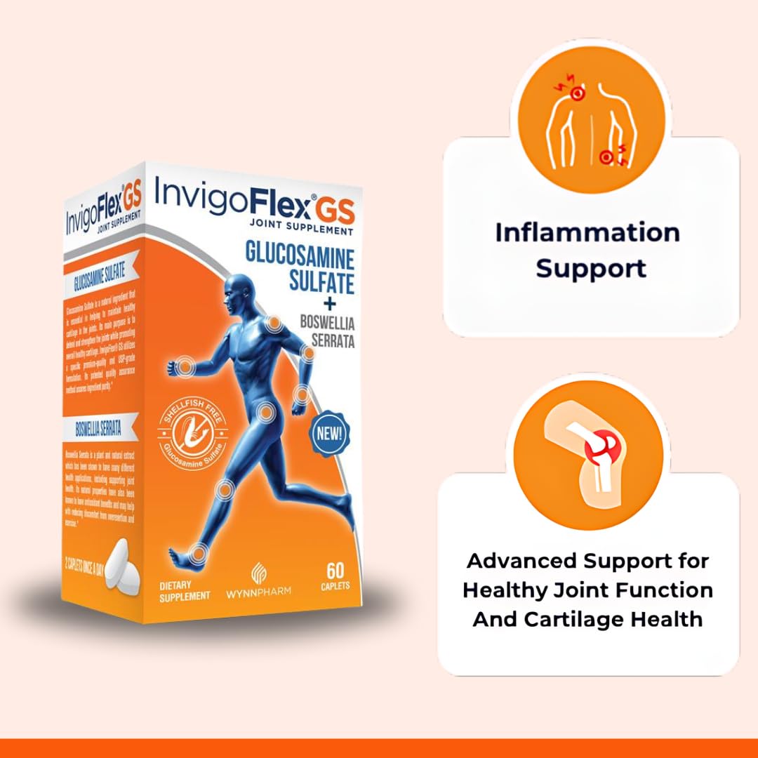 INVIGOFLEX ingredientes glucosamina y boswellia listados y claros