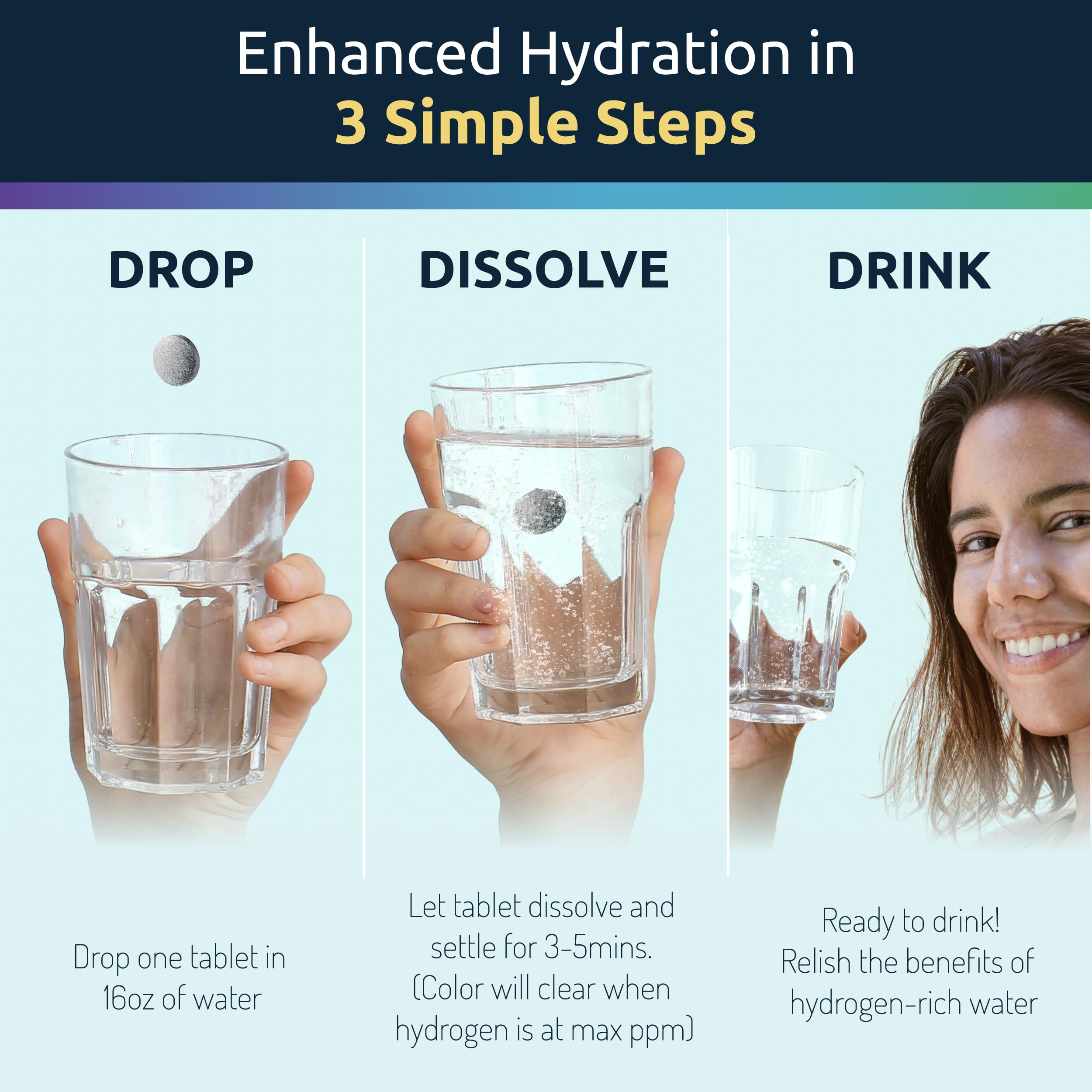 Invigorated Water etiqueta e ingredientes claros para revisión rápida