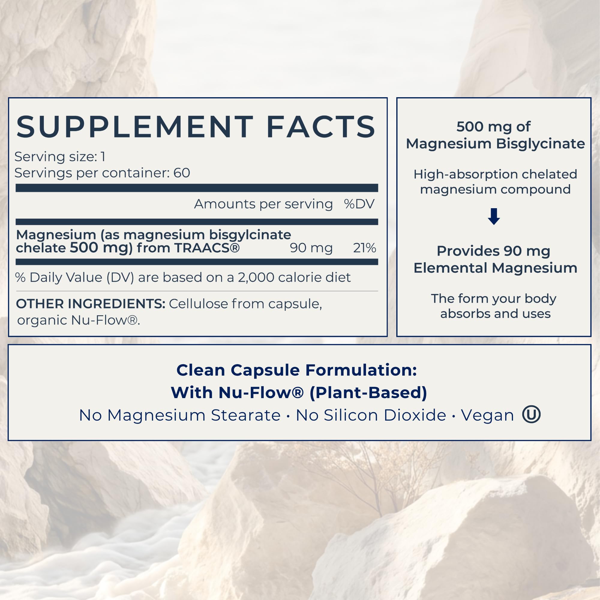 inwardly cápsulas en mano para comparar escala y dosis de 500 mg cada una