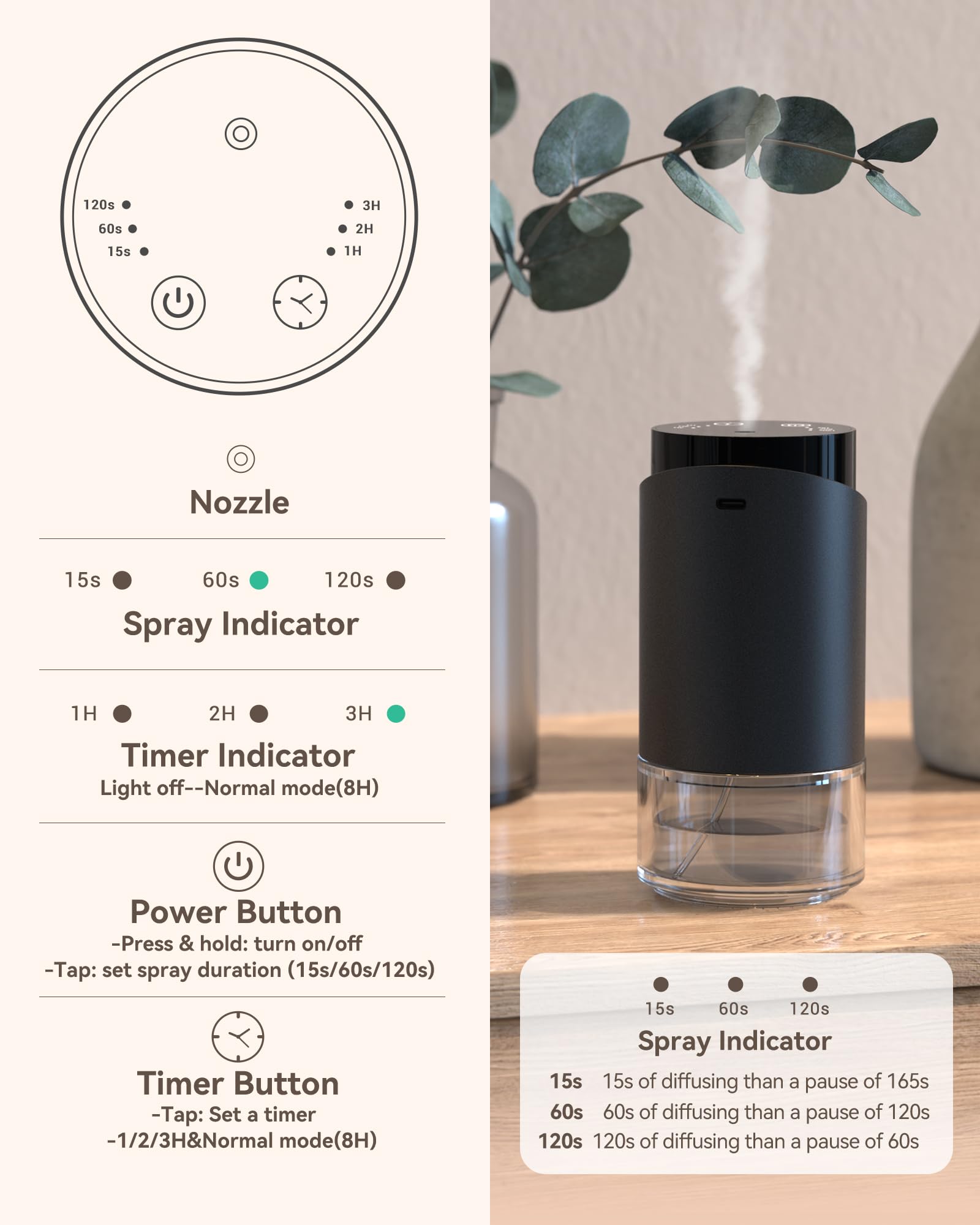 INXDOLHOM comparación de tamaño con lata para comprender su portabilidad