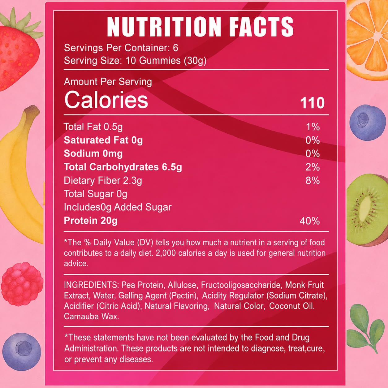 ipxkwll detalle textura de las gomitas OAKA, muestra apariencia masticable y apetecible